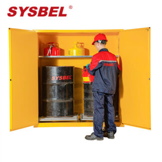 30 Gal / 114 LITER SYSBEL Flammable Liquid and Chemicals Safety Storage Cabinets