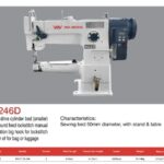 Direct drive cylinder bed (smaller) compound feed lockstitch manual lubrication big hook for lockstitch or over of for bag or luggage